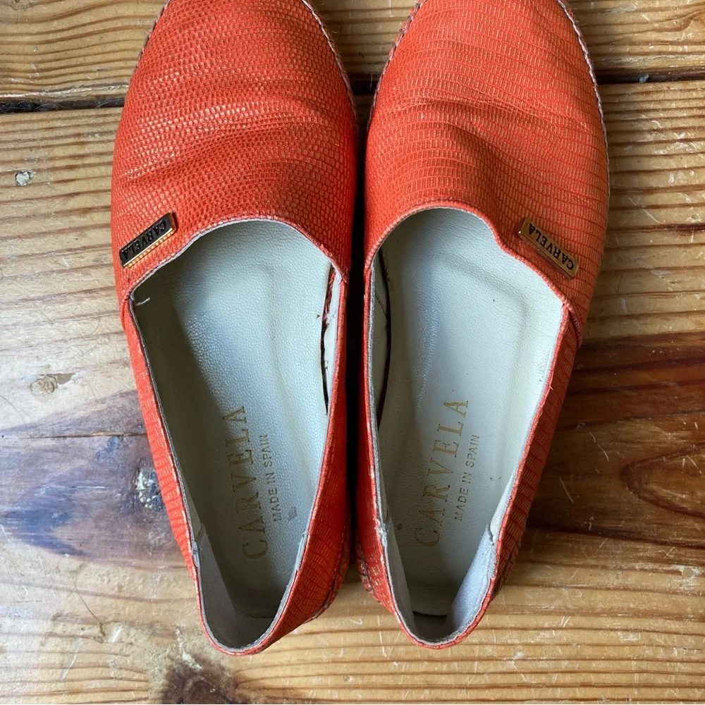 Carvela Orange Women's Espadrille Shoes Size EU 37/US 7